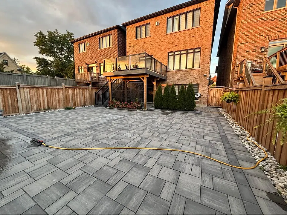Backyard rear view