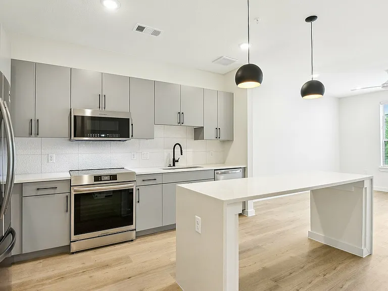 Gray Scheme with Open Concept Living