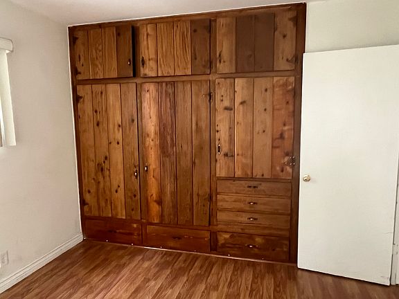 Built in closet/storage in bedroom