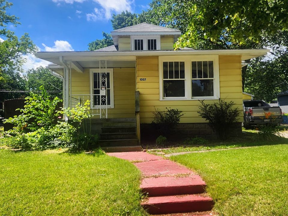 Front of home, center
