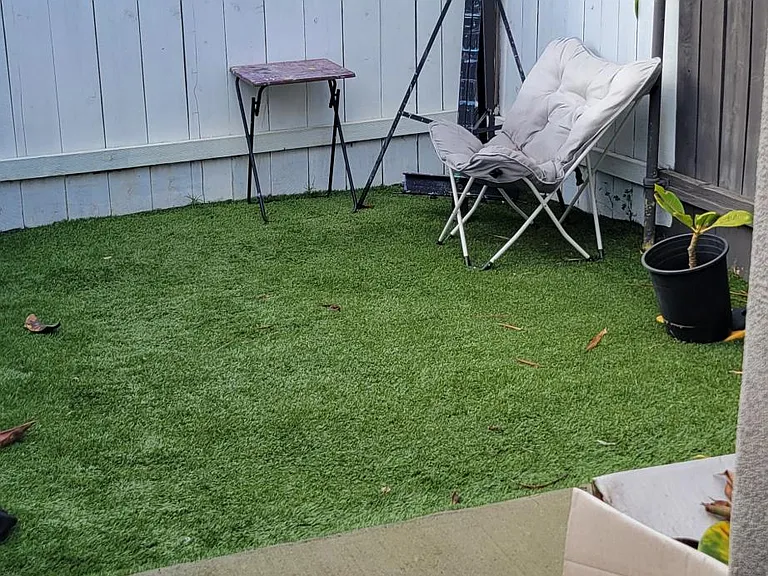 Another image of your private Back Yard picture taken from the Kitchen Window