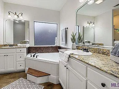 Master Bath with Soaking Tub and Separate Shower