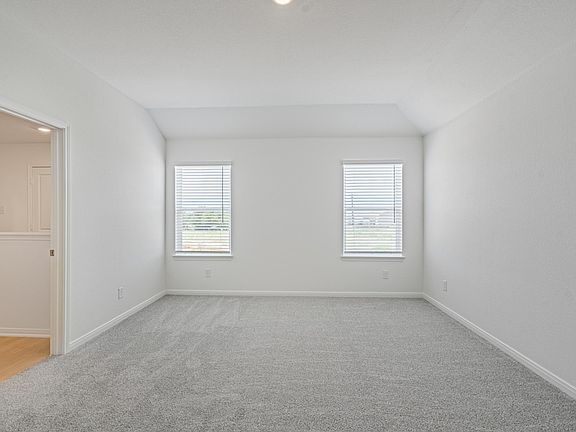 The master suite has a private master bath and large walk-in closet!