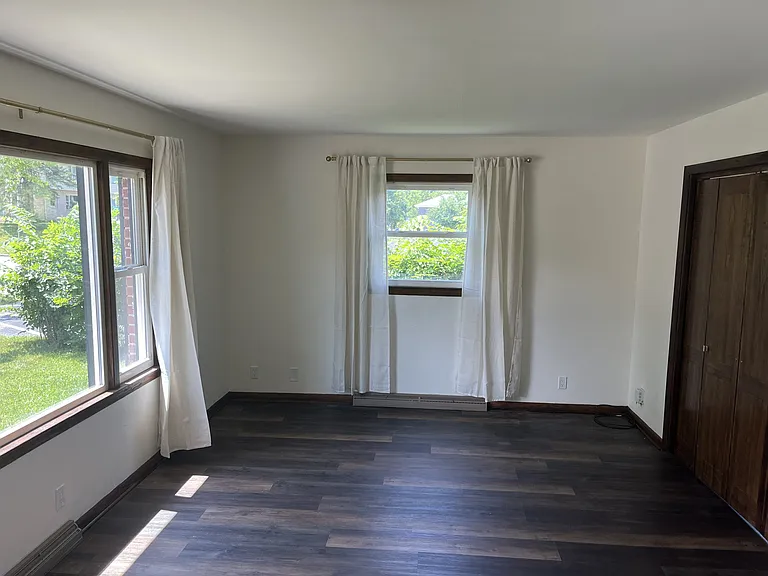Family Room with plenty of living space to add an electric fire place or L shaped couch.
