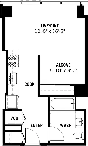 Floor plan Studio 06