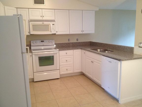 Kitchen with granite
