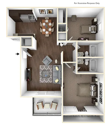 Floor plan 2X2