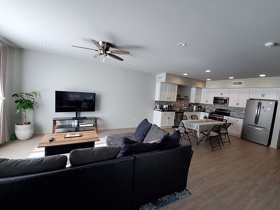 Great room with comfortable couch