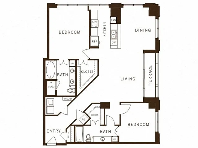 Floor plan B3