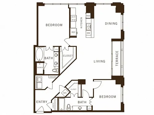 Floor plan B3