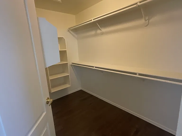 Master walk-in closet