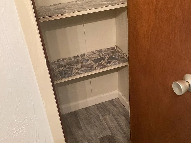 linen closet at restroom