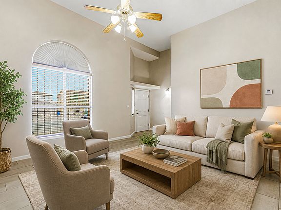 Digital Staged Living Space