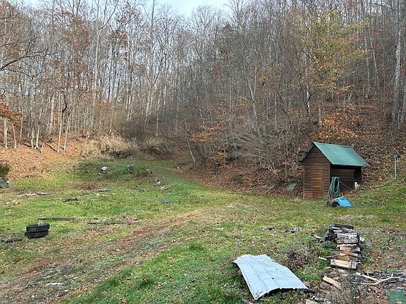 garden area and pump house