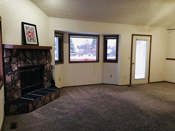 Living room and dining area.