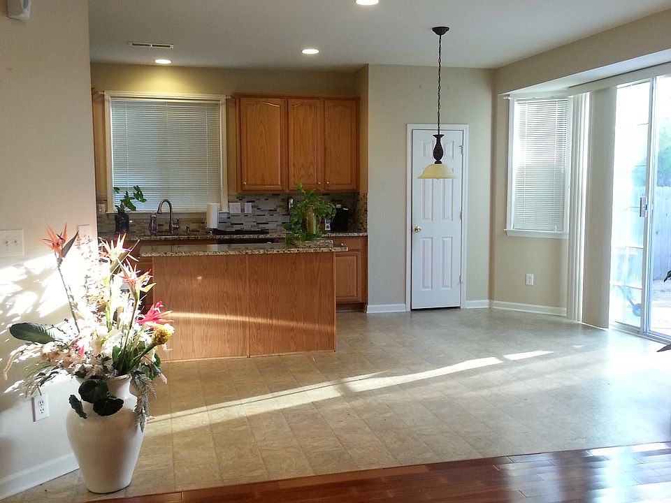 Family Room view into Kitchen