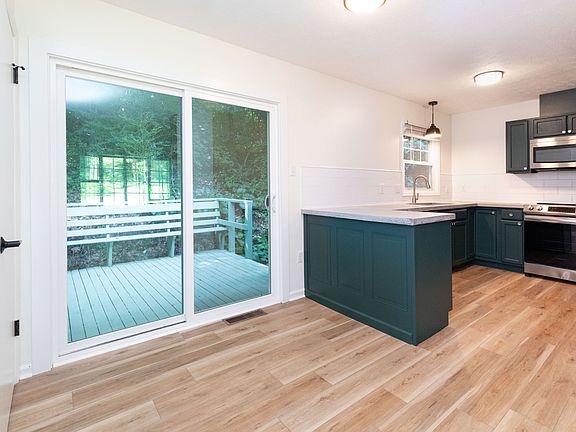 Kitchen and Dining Area.