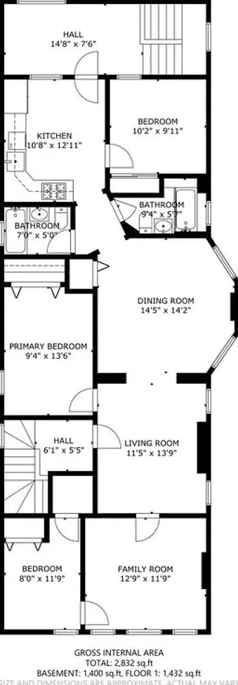 3 bed, 1400 sqft, $1,700 — Photo 2