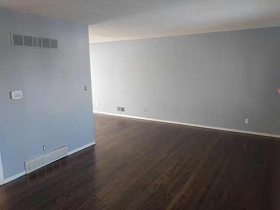 Living room into dining room