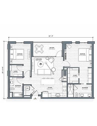 Floor plan B1