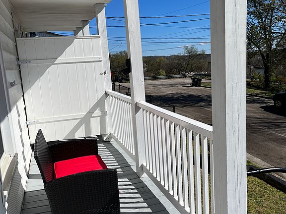 Front porch dead end street.