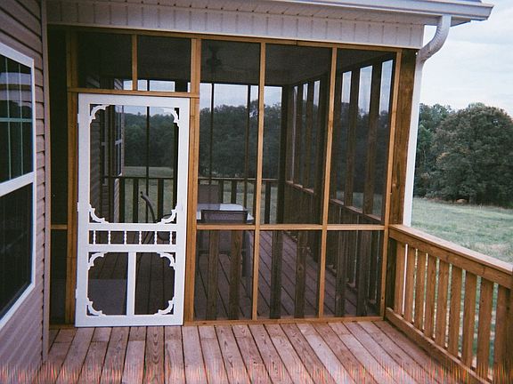 View from Open Deck to Screened Porch