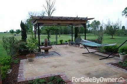 Patio view from back porch