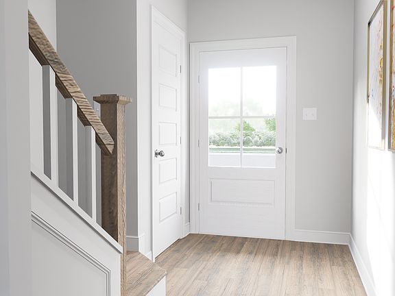 Foyer - virtual rendering. Design features may vary.