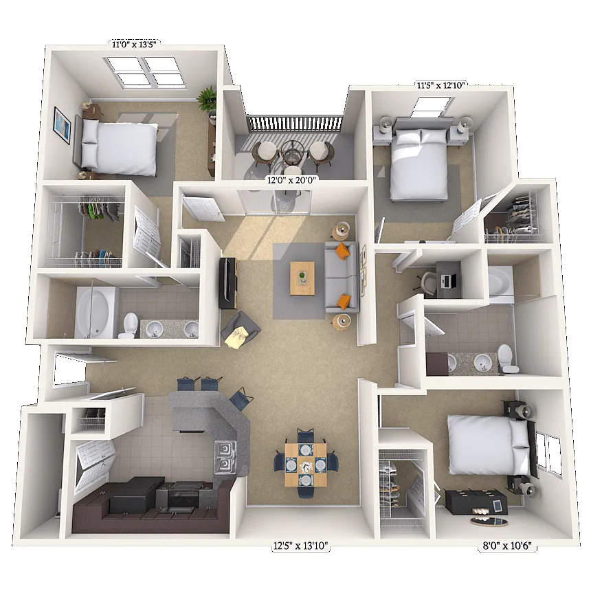 Floor plan South Hampton