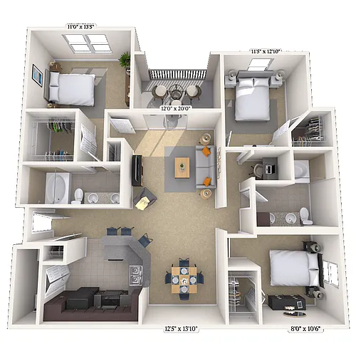 Floor plan South Hampton