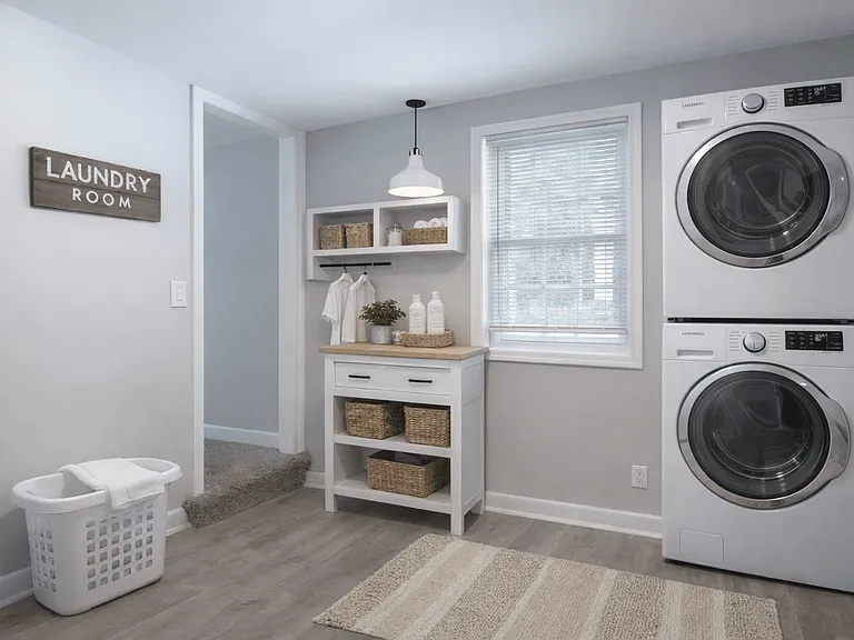 Washer and Dryer Hookups in Newly Renovated Platinum Townhomes