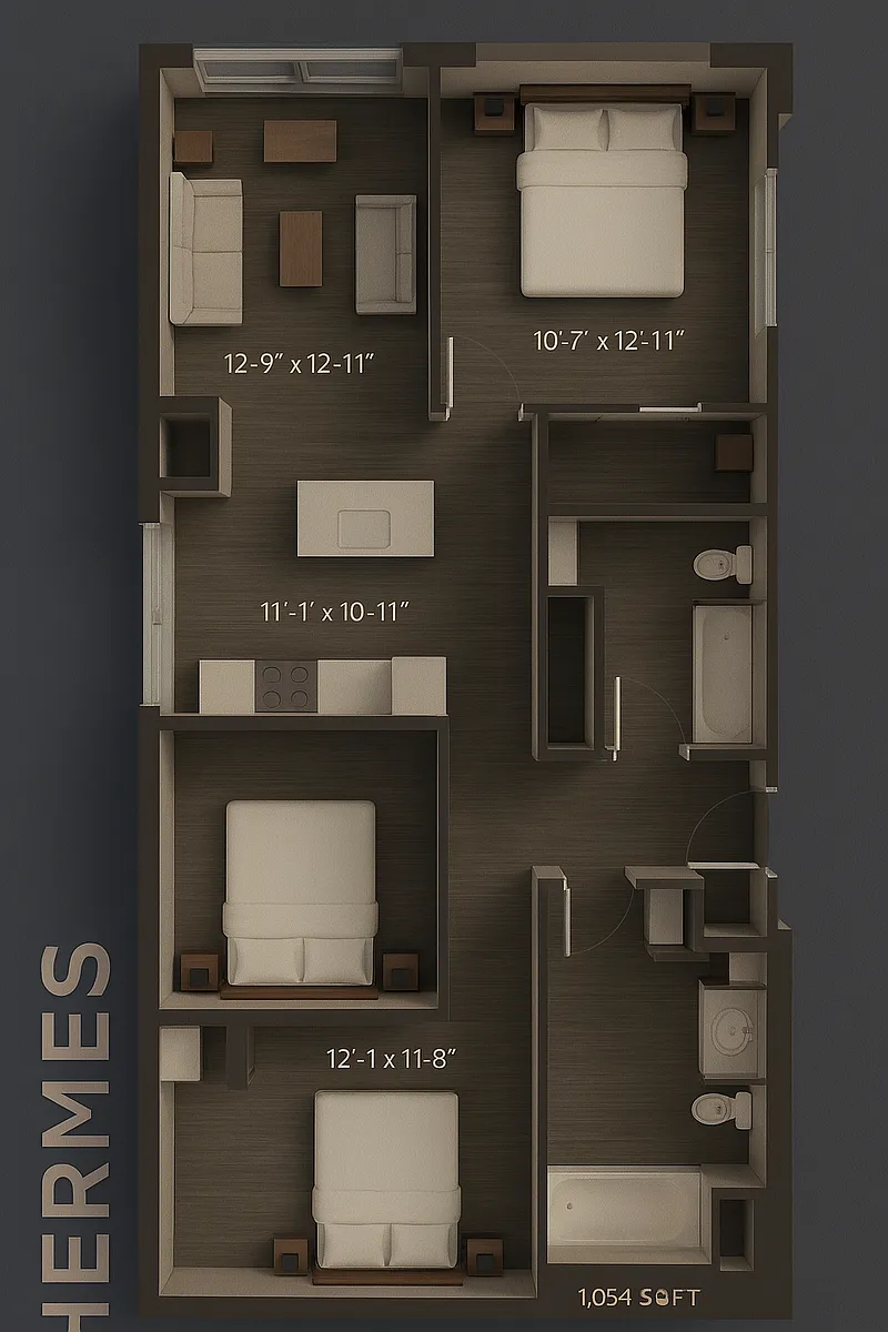 Floor plan Hermes