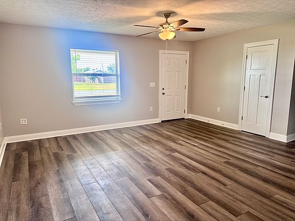Living room view from dining area