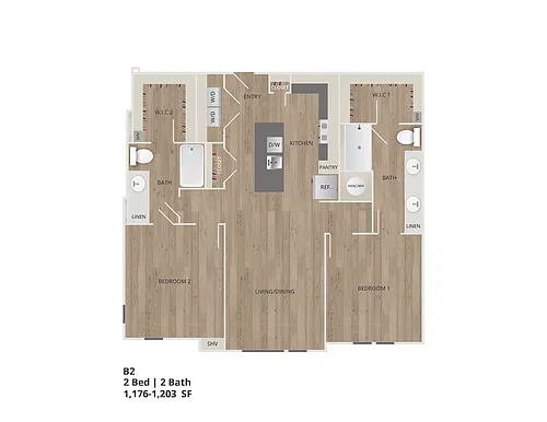 Floor plan B21