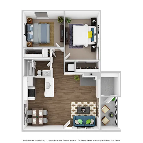 Floor plan 2x1 Upgrade