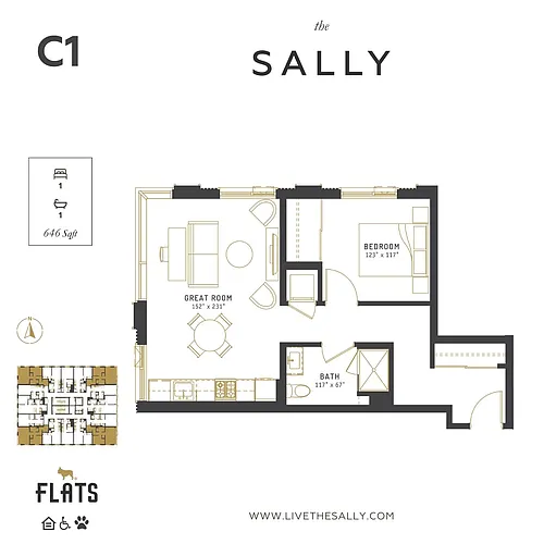 Floor plan C1
