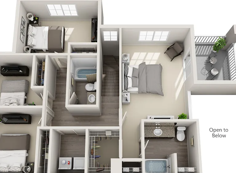 4TH1 floor plan Sandalwood