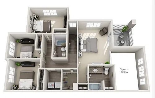 Floor plan 4TH1