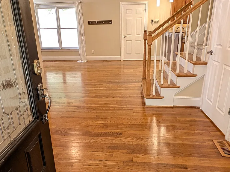 Welcoming entry into open floor plan.