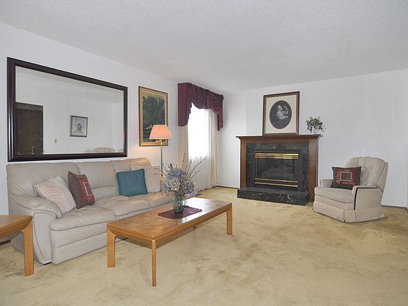 Living Room & gas fireplace