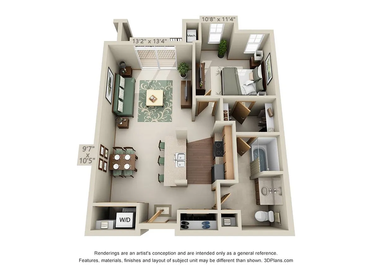 Floor plan Milkweed