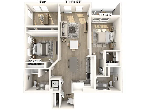 Floor plan B3D