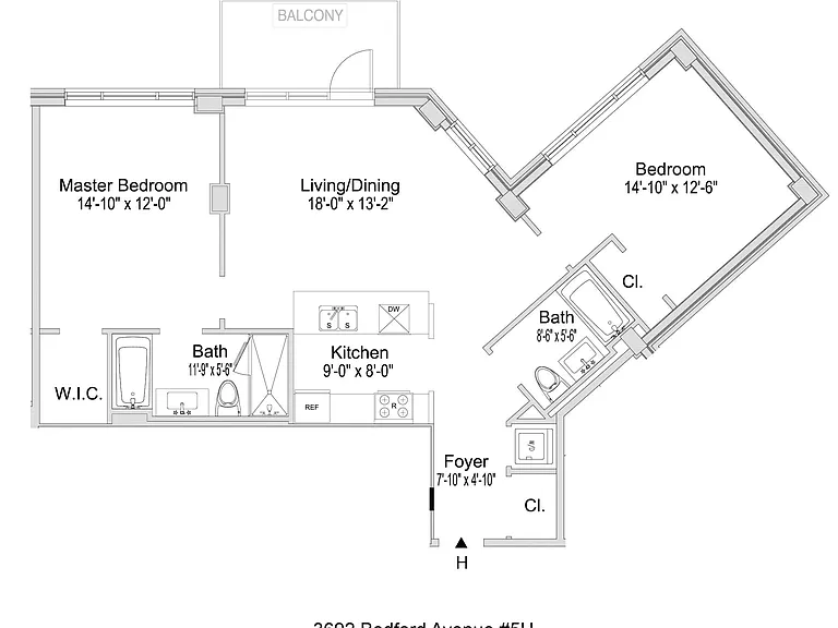 3692 Bedford Ave #5H — Photo 2