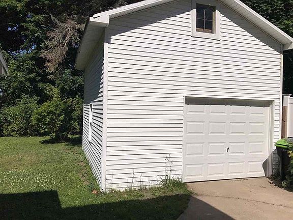 large 1 car plus storage detached garage