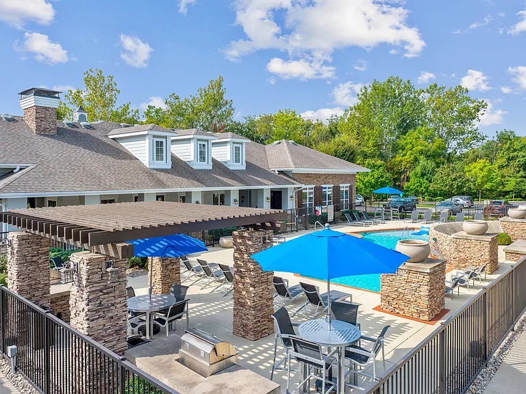 Expansive Pool Area