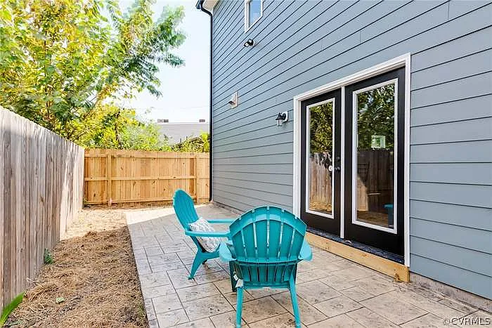 Exterior patio.
