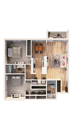 Floor plan Mourning Dove