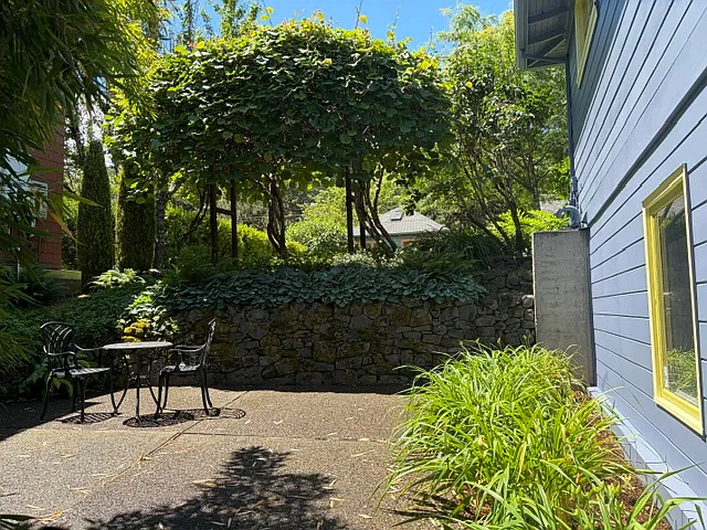Private patio