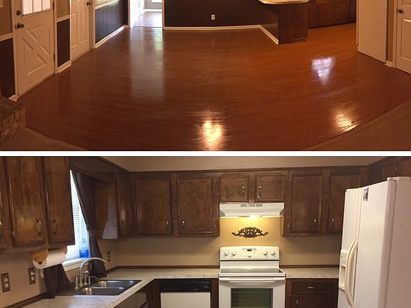 Dining and kitchen area