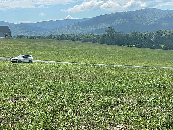 View west facing road